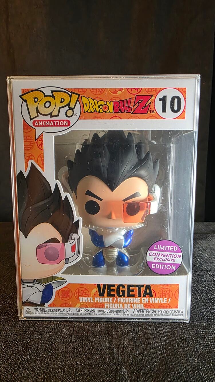 Funko Pop! Dragon Ball Z Metallic Vegeta #10 with Box